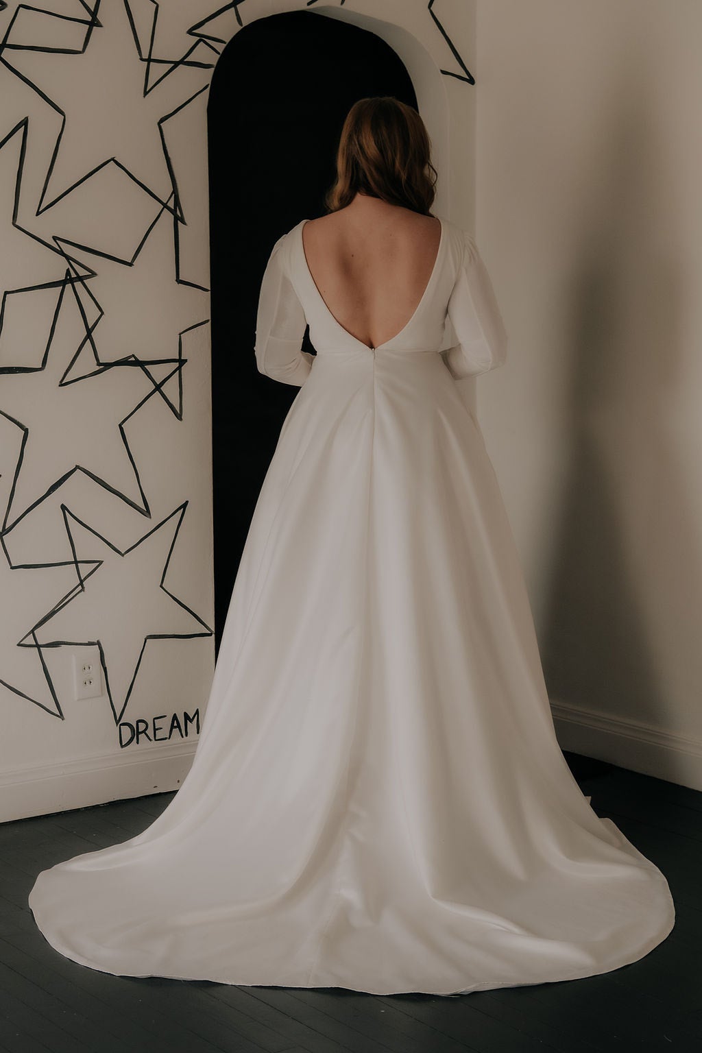 navy blue dress for baby girl Elegant White Velvet Maxi Dress With Long Sleeves | Minimalist Formal Gown  | Winter Wedding Guest Dress | Soft Flowing Outfit Autumn Dress main image 0