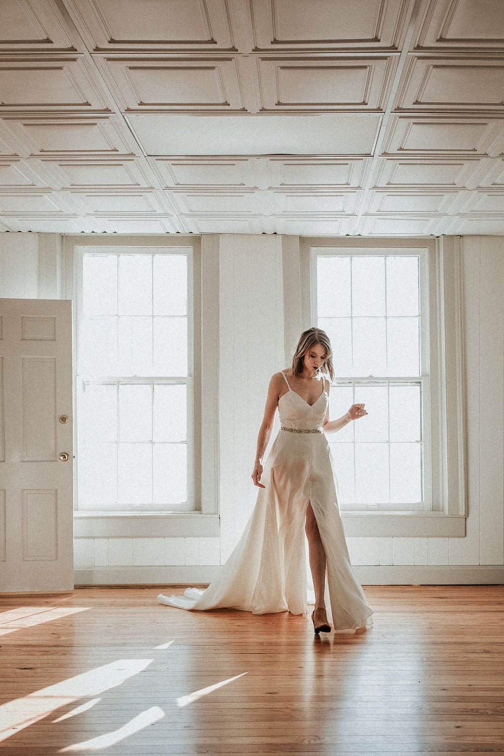 open lace back dress Organza Bridal Wedding Dress (#NAYANE)